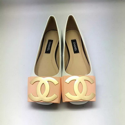 CHANEL Shallow mouth flat shoes Women--023